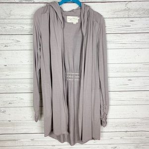 Evy’s Tree Gray Hooded Cardigan